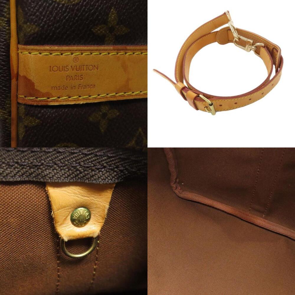 LOUIS VUITTON Brown Monogram Canvas Keepall 50 Boston Bag - Picture 4 of 11